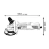 Bosch kutna brusilica GWS 750 S