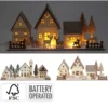 Božićno selo s LED rasvjetom 17 cm