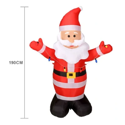 LED Djed Mraz na napuhivanje