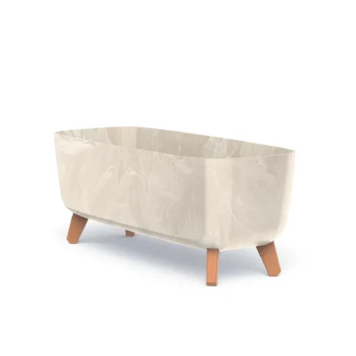 Cvjetnjak Gracia 60 cm beton krem