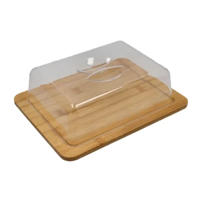 Daska za sir s PVC poklopcem 26x20 cm