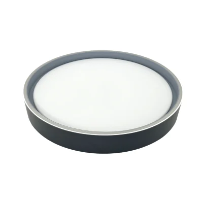 Plafonjera LED LEAH 24W PVC D400 3000-6500K Crno siva