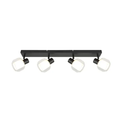 SPOT SVJETILJKA CHARLOTTE TRANSPARENT+WHITE 4x E14 8W