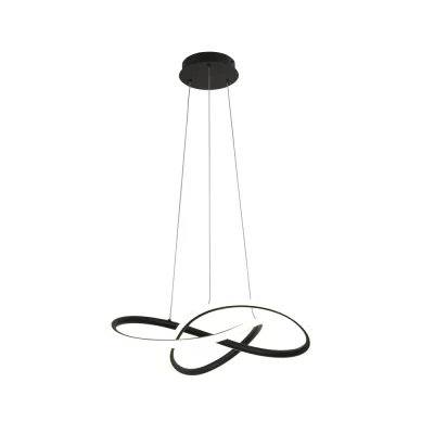 Svjetiljka LED viseća VANA D500 46W 4000K Crna