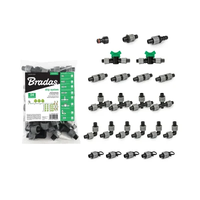 Bradas set pribora za kapaljku DSTA20-SET1 16 mm 24 kom